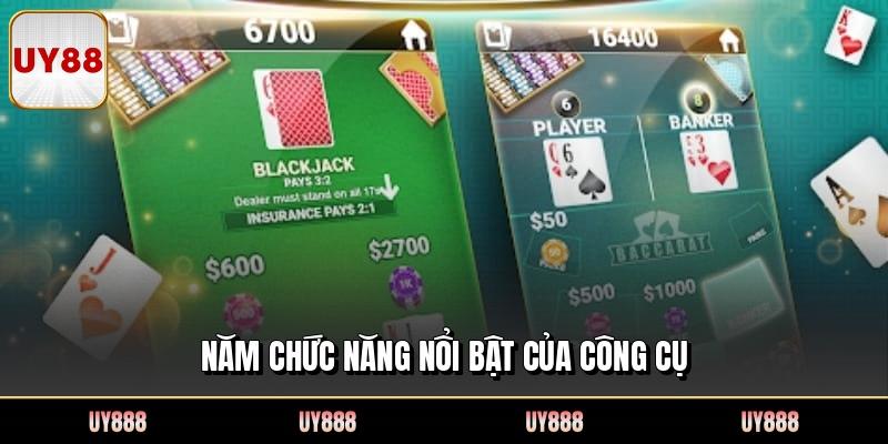 Năm chức năng nổi bật của công cụ