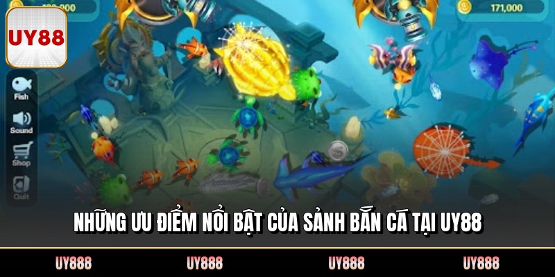 Những ưu điểm nổi bật của sảnh bắn cá tại UY88